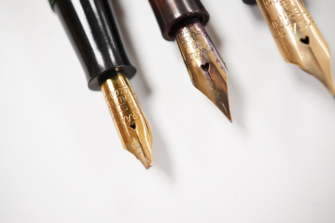 A good group of mainly UK pens to include Swan (12)